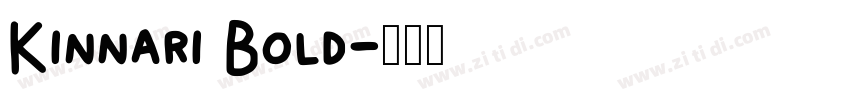 Kinnari Bold字体转换